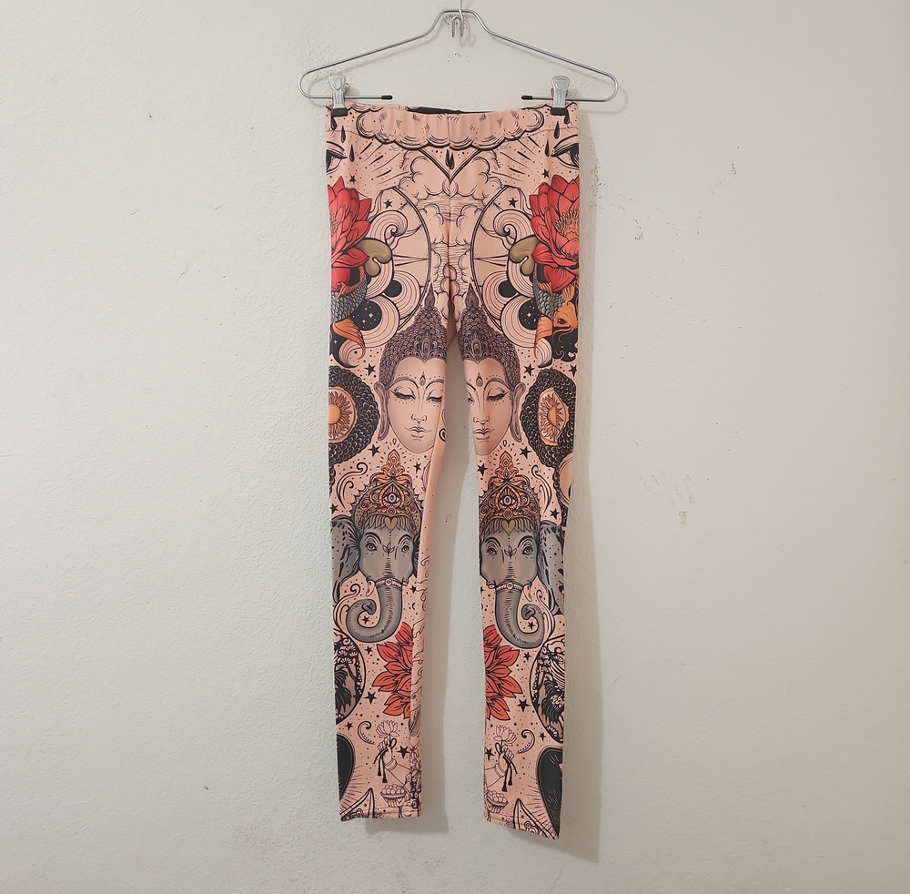 Gearbunch Tattooed Lotus Leggings - Picture 2 of 4